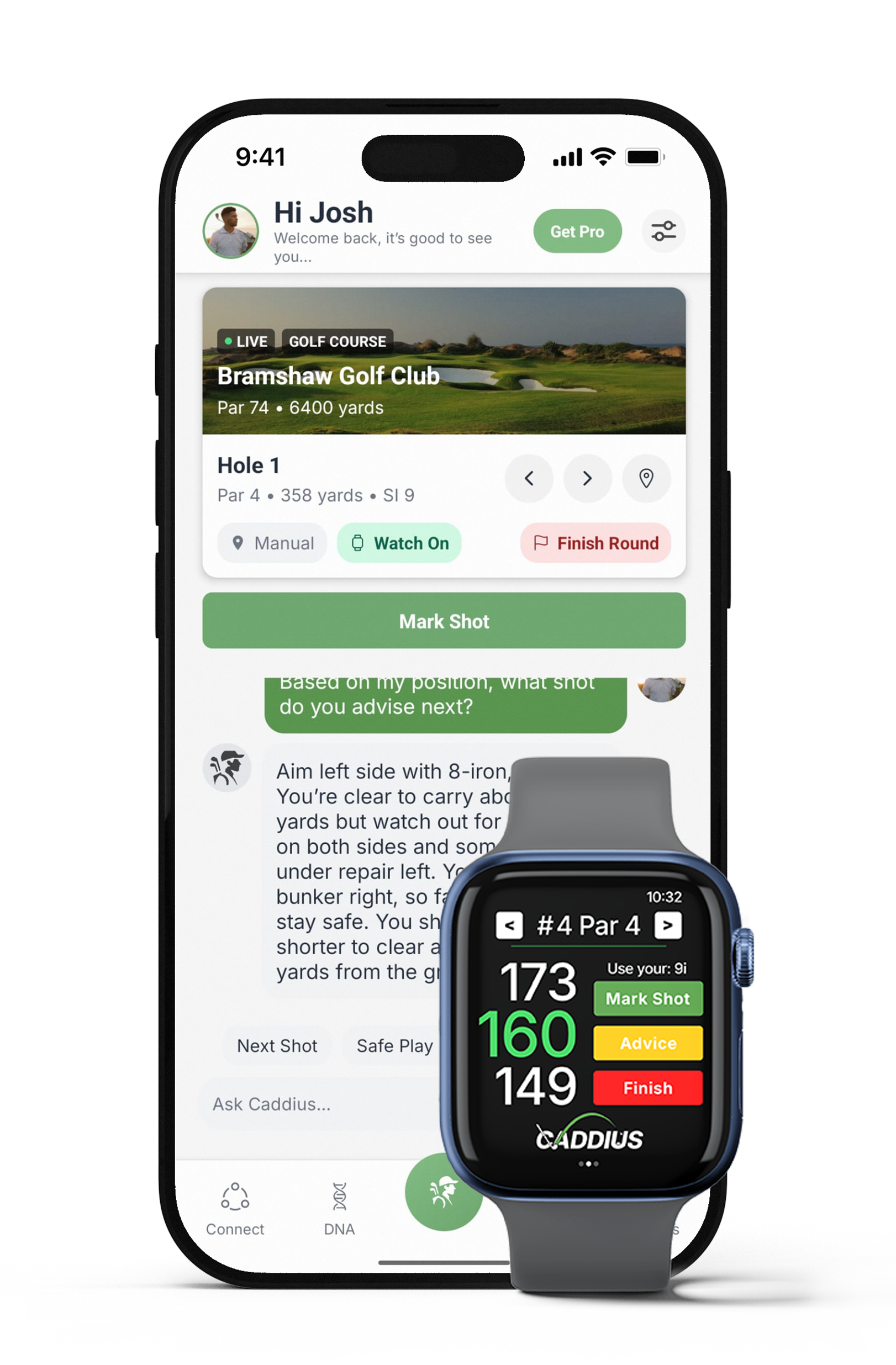 Caddius™ phone UI