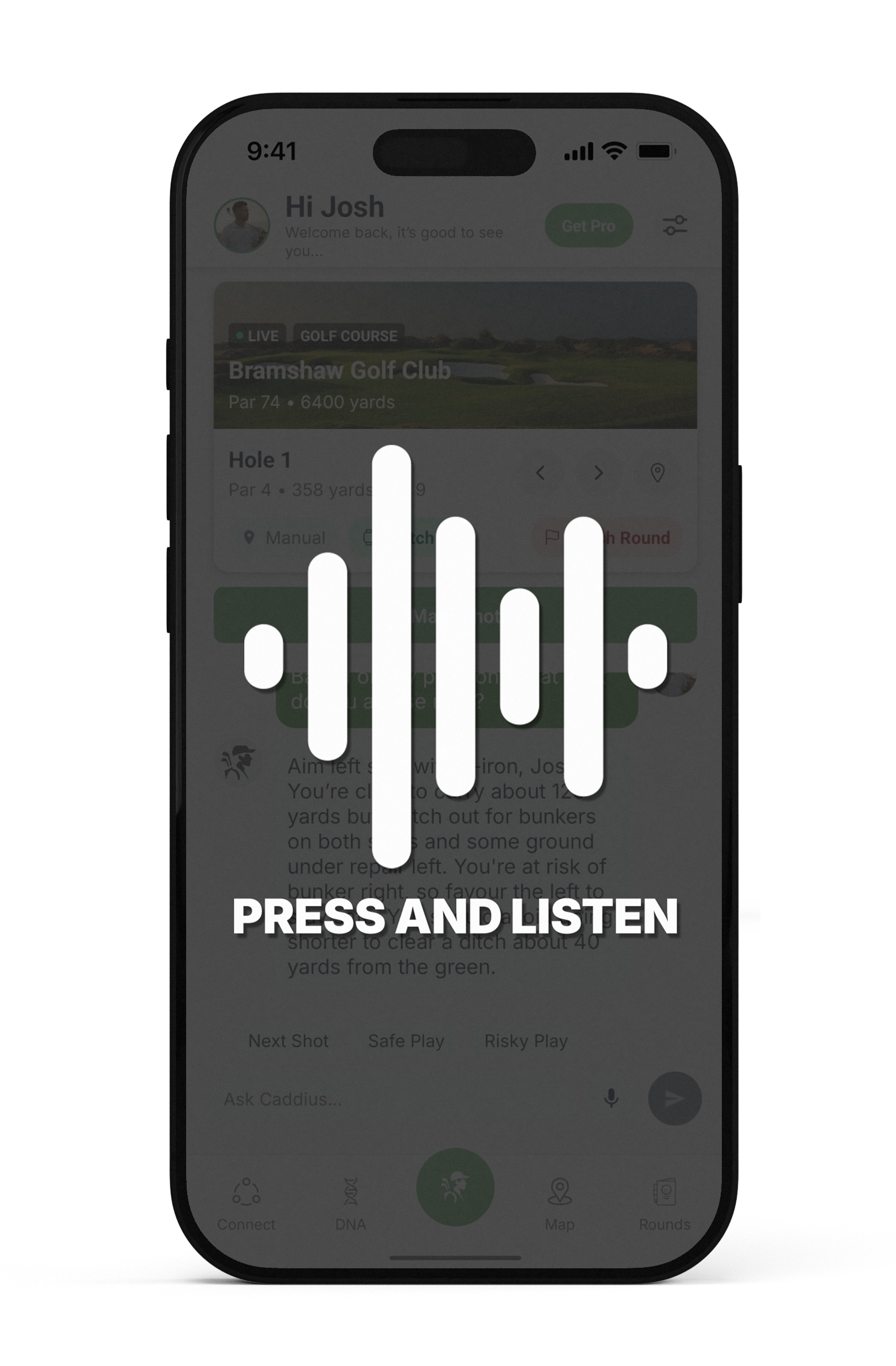 Play a sample of Caddius™ voice